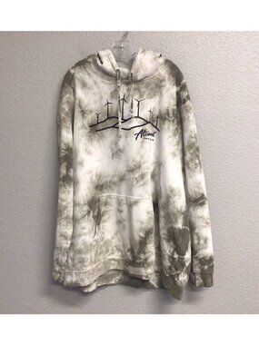 Altamont Beer Works Green Tie Dye Hoodie Men’s Size 3XL Brewery Sweatshirt